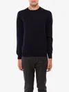 Nugnes 1920 Wool Basic Sweater In Blue