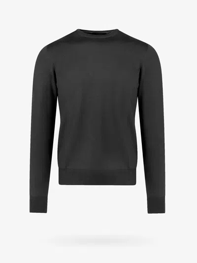Nugnes 1920 Wool Basic Sweater In Grey