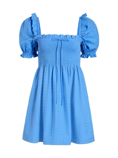 Null Women's The Scarlett Mini Nap Dress In Hydrangea Blue