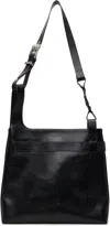 Nullus Black Calf Crown Bag In Black