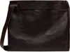 Nullus Brown Large Braided Strap Tote In Coffee Black