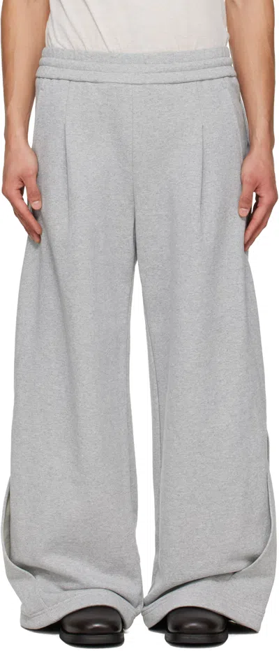 Nullus Gray Interweaved Sweatpants