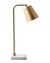 Nuloom 20in Leah Metal Hanging Bell Metal Shade Desk Lamp
