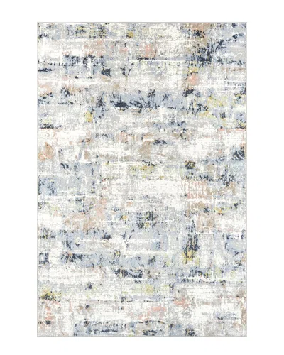 Nuloom Aaliyah Casual Abstract Machine Washable Area Rug In Blue