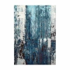 Nuloom Abstract Haydee Rectangular Area Rug In Blue