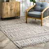 Nuloom Akua Ethnic Bands Tassel Area Rug