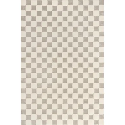 Nuloom Alaiya Checkered Machine Washable Area Rug In Gray
