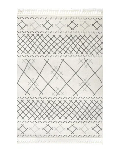 Nuloom Alara Modern Trellis Tassel Rug