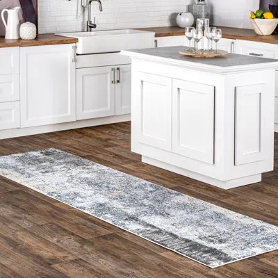 Nuloom Alice Abstract Waterfall Area Rug In Gray