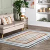 Shop Nuloom Aliénor Striped Machine Washable Area Rug