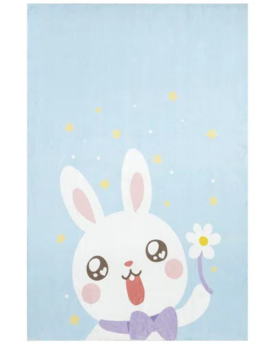 Nuloom Aloisia Bunny Machine Washable Area Rug In Blue