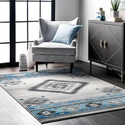 Nuloom Amparo Area Rug In Blue