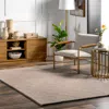 Nuloom Amy Casual Faux Rabbit Machine Washable Area Rug