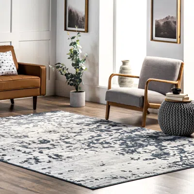 Nuloom Angelina Modern Abstract Area Rug In Gray
