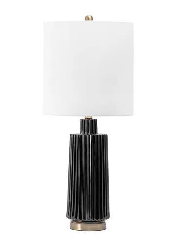 Nuloom Angers 31in Ceramic Black Table Lamp