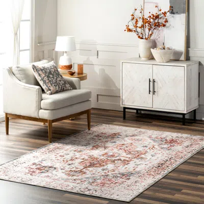 Nuloom Anjelica Reversible Machine Washable Area Rug In Neutral