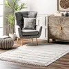 Nuloom Annella Casual Striped Tasseled Area Rug