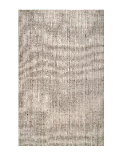 Nuloom Ashli Handwoven Jute Rug In Gold