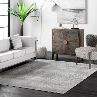 Nuloom Aspen Vintage Stipe Area Rug In Gray