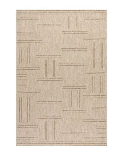 Nuloom Asuka Geometric Indoor/outdoor Rug In Beige