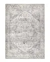 Nuloom Atrium Medallion Washable Rug In Gray