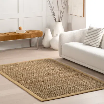 Nuloom Aubrielle Classic Seagrass Area Rug In Brown