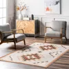 Nuloom Avya Boho Medallion Machine Washable Area Rug