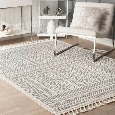 Nuloom Aztec Coyote Area Rug In Gray