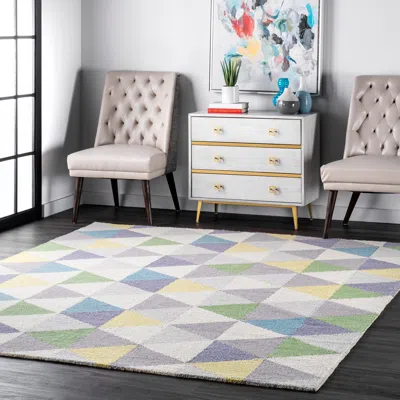 Nuloom Bianca Triangles Area Rug In Multi
