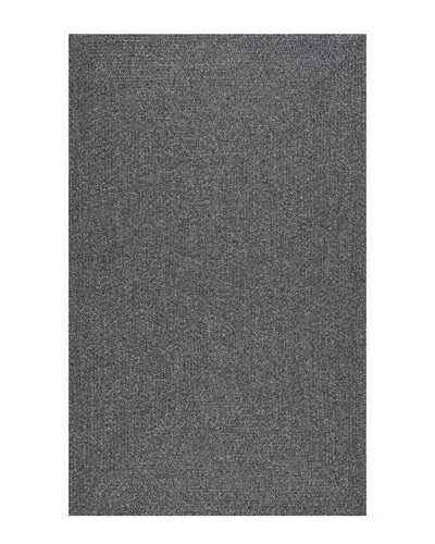 Nuloom Braided Lefebvre Indoor/outdoor Rug In Charcoal