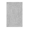 Nuloom Braided Lefebvre Salt And Pepper Rug In Gray