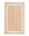 NULOOM NULOOM BRAIDED RIKKI BORDER JUTE RUG