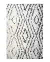 Nuloom Bristowe Diamond Cozy Soft & Fluffy Shag Rug In Beige