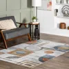 Nuloom Brodee Abstract Retro Machine Washable Area Rug
