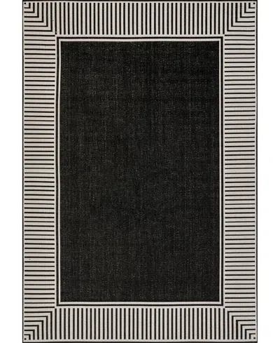 Nuloom Cabana Asha 5'x8' Area Rug In Black