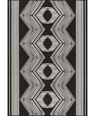 Nuloom Cabana Ranya 8'x10' Area Rug In Black