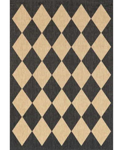 Nuloom Cabana Sabina 5'x8' Area Rug In Charcoal