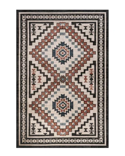 Nuloom Calli Splashguard Southwestern Machine Washable Polyester Rug In Multi