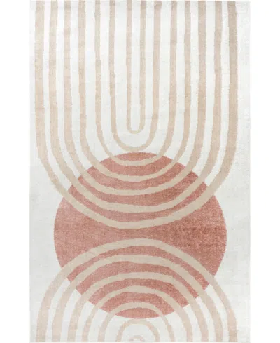 Nuloom Campbell Shandra Sky 5'x8' Area Rug In Rose