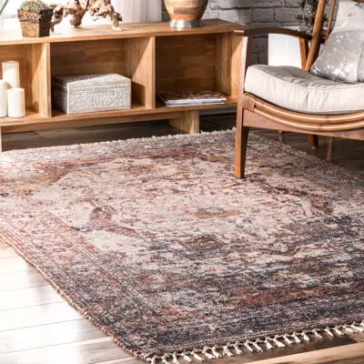 Nuloom Carmen Flatweave Area Rug In Brown