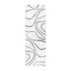 Nuloom Carolyn Modern Waves Indoor Outdoor Rectangular Runner In White