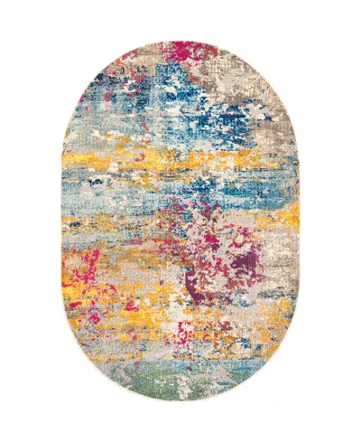 Nuloom Casablanca Monet 5'x8' Oval Area Rug In Multi