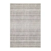Nuloom Catherine Henna Tribal Bands Banded Indoor Rectangular Accent Rug In Gray