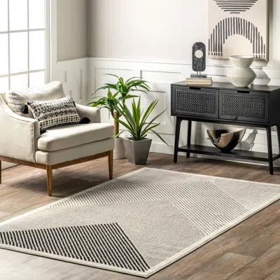 Nuloom Charline Modern Mountain Area Rug In Gray