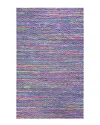 NULOOM NULOOM CHEVRON ROCHELL HAND WOVEN & COTTON RUG