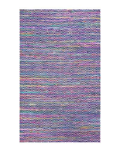 Nuloom Chevron Rochell Hand Woven & Cotton Rug