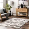 Nuloom Chrissie Abstract Shapes Fringe Area Rug