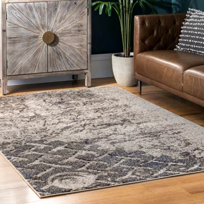 Nuloom Colette Distressed Abstract Trellis Area Rug In Multi