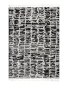 Nuloom Cosette Abstract High Low Textured Tassel Rug In Gray