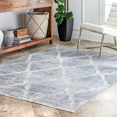 Nuloom Crystalline Diamonds Distressed Area Rug In Multi